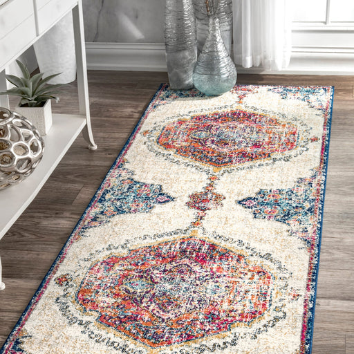 Corinthian Medallion Area Rug 120x180 cm Multicolor