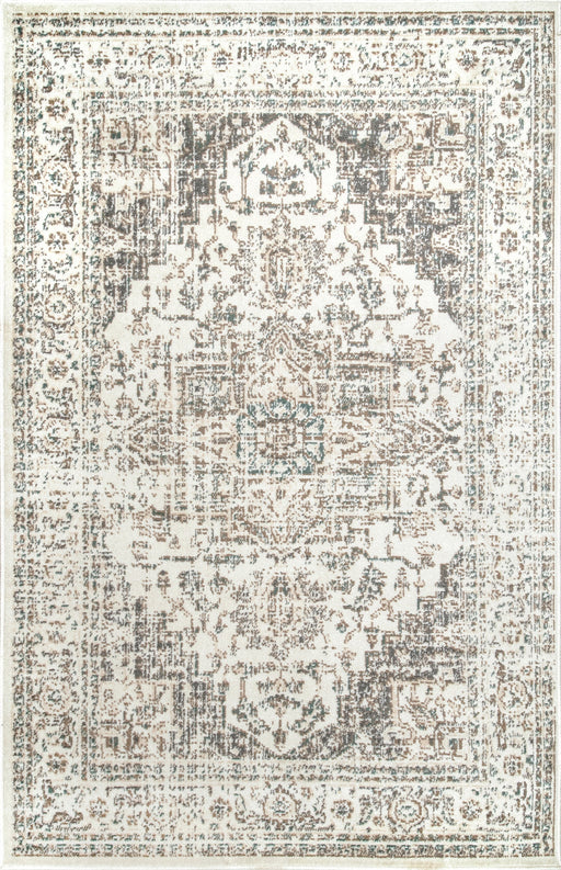 Coronet Cream Medallion Area Rug 120x180 cm