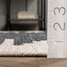 Cotton Area Rug Charcoal 160x230 cm