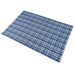 Cotton Checkered Area Rug for Indoor and Outdoor Use