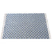 Cotton Hand-Woven Corio Area Rug in Spa Blue