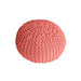 Cotton Round Pouf for Living Room and Nursery Use