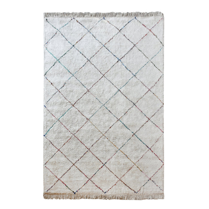 Cotton Rug Made From Recycled Fabric For Bedroom And Living Room