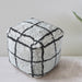 Cotton Tudor Pouf For Modern Home Decor