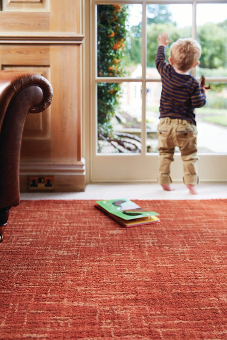 Country Tweed Burnt Sienna Rug