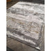 Craft 19788 Modern Abstract Distressed Marbled Metallic Shimmer Soft Textured Grey/Light Grey/Beige/White Rug