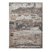 Craft 19788 Modern Abstract Distressed Marbled Metallic Shimmer Soft Textured Grey/Light Grey/Beige/White Rug