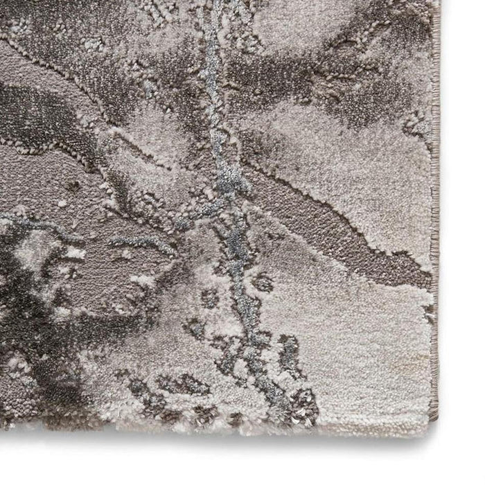 Craft 23270 Modern Abstract Marbled Soft Textured Ivory/Grey/Silver Rug