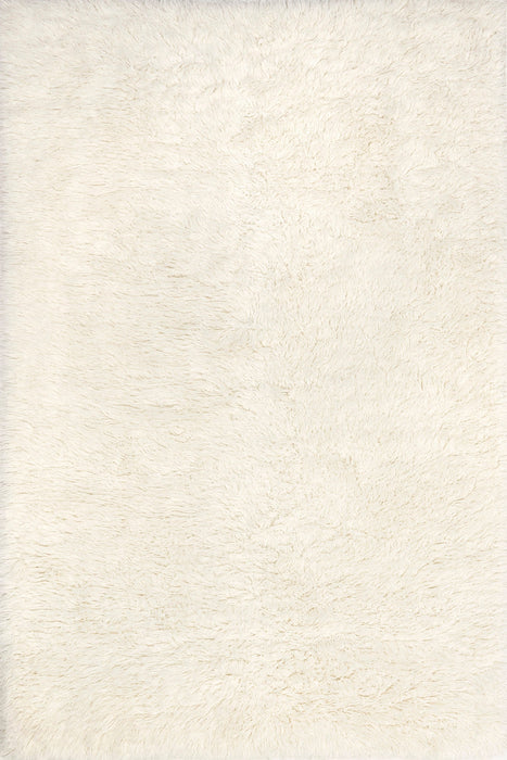 Cream Greek Flokati Shag Rug 140x200 cm