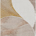 Creation 50097 Modern Multi Textured Super-Soft Venn Gold/Beige/Brown Rug