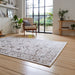 Creation 50112 Traditional Multi Textured Super-Soft Beige/Brown/Silver Rug