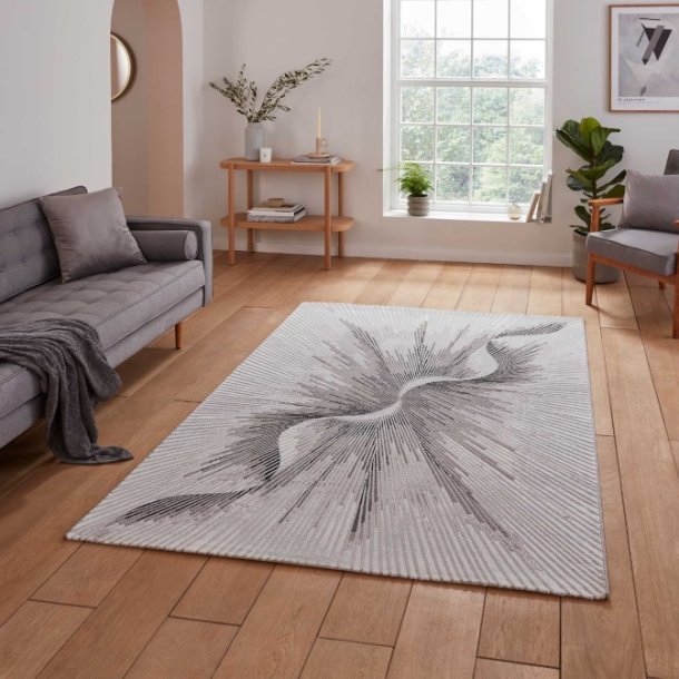 Creation 50156 Silver/Beige Rug