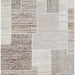 Creation 50178 Modern Distressed Multi Textured Super-Soft Brown/Beige Rug