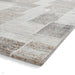 Creation 50178 Modern Distressed Multi Textured Super-Soft Brown/Beige Rug