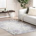 Crystal Snowflake Area Rug 160x230 cm in Grey