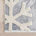 Crystal Snowflake Area Rug 160x230 cm in Grey