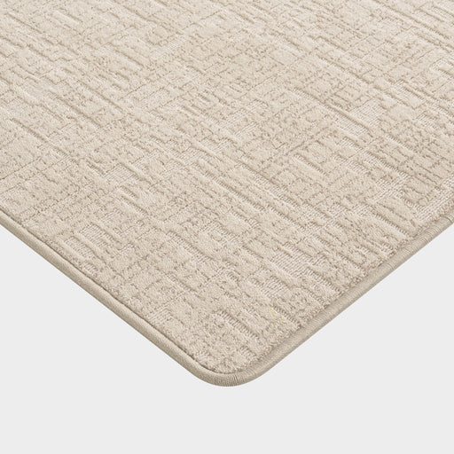 Custom Beige Crosshatch Area Rug Sample 152x244 cm