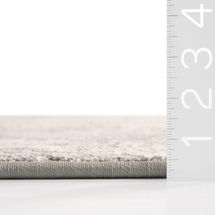 Custom Beige Grey Mottled Area Rug 50x80 cm