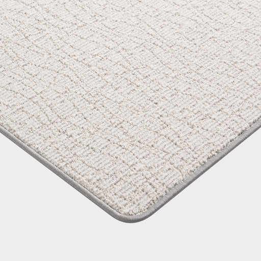 Custom Beige Grey Wavy Ridged Area Rug 50 cm