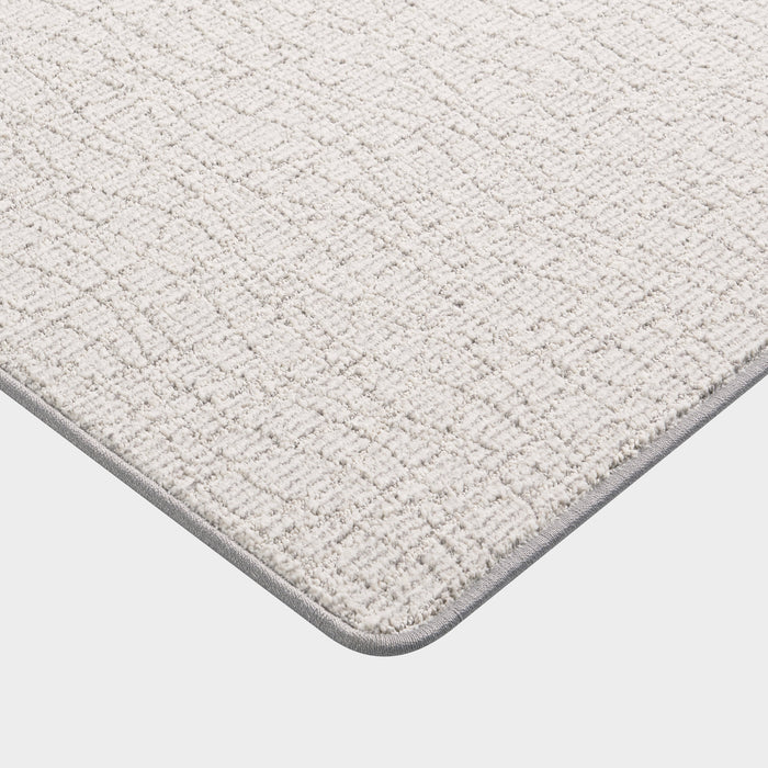 Custom Beige Grey Wavy Ridged Area Rug 50 cm