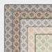 Custom Beige Trellis Area Rug for Home Décor