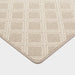 Custom Beige Trellis Area Rug for Home Décor