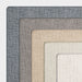 Custom Blue Grey Wavy Ridged Area Rug 120x180 cm