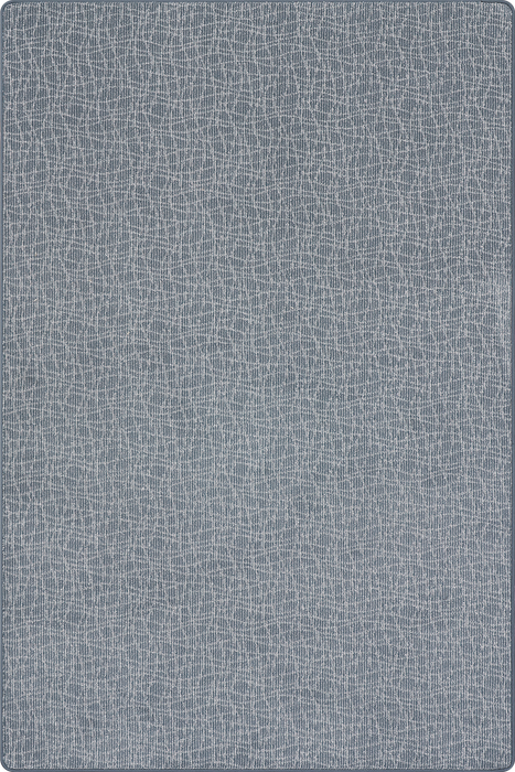 Custom Blue Grey Wavy Ridged Area Rug 120x180 cm