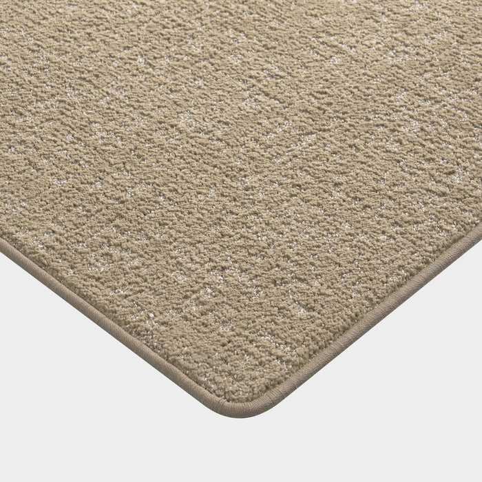 Custom Brown Mottled Area Rug with Pet Protection