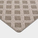 Custom Brown Trellis Area Rug for Home Spaces