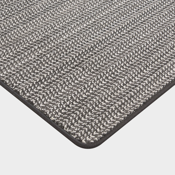 Custom Charcoal Chevron Area Rug 50x80 cm