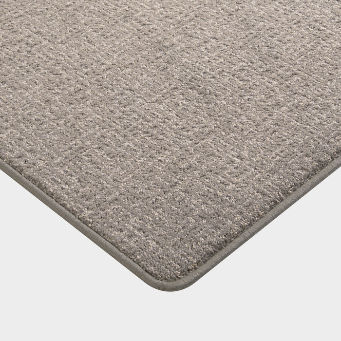 Custom Charcoal Micro-Crosshatch Area Rug 152 Cm