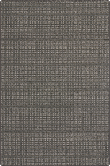 Custom Charcoal Micro-Crosshatch Area Rug 50cm x 80cm