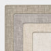 Custom Crosshatch Area Rug in Beige 50x80 Centimeters