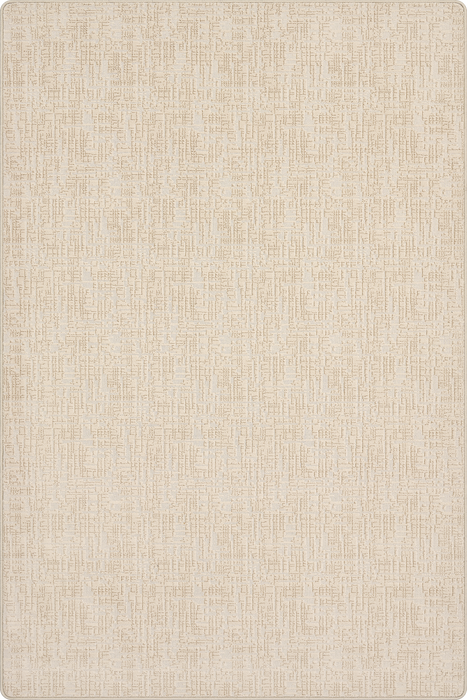 Custom Crosshatch Area Rug in Beige 50x80 Centimeters