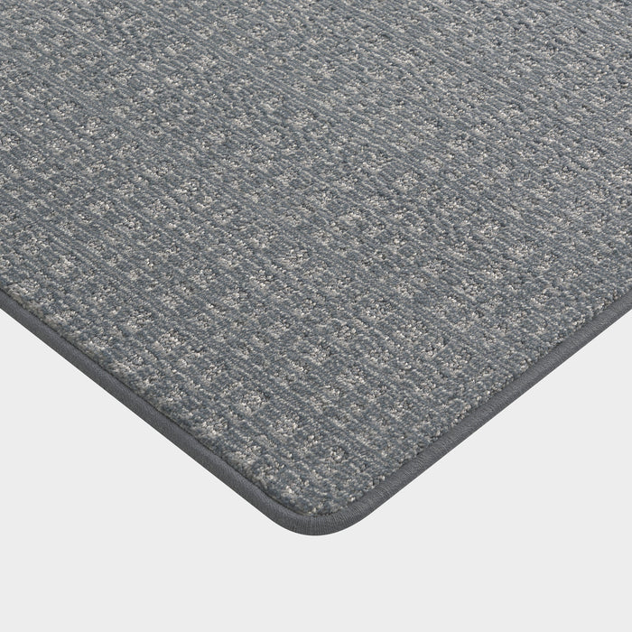 Custom Dark Blue Micro-Crosshatch Area Rug 50x80 cm