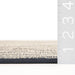 Custom Dark Grey Textured Area Rug 150x240 cm