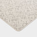 Custom Distressed Chevron Area Rug 152 Cm Ivory