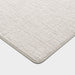 Custom Distressed Crosshatch Area Rug in Neutral Tones