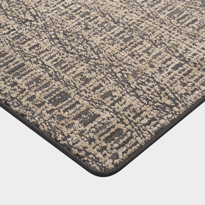 Custom Distressed Rug Dark Grey 152 cm x 244 cm