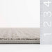 Custom Grey Beige Crosshatch Area Rug 50x70 cm