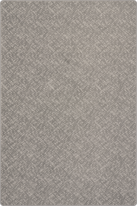 Custom Grey Chevron Area Rug with Stain Protection 160x230 cm