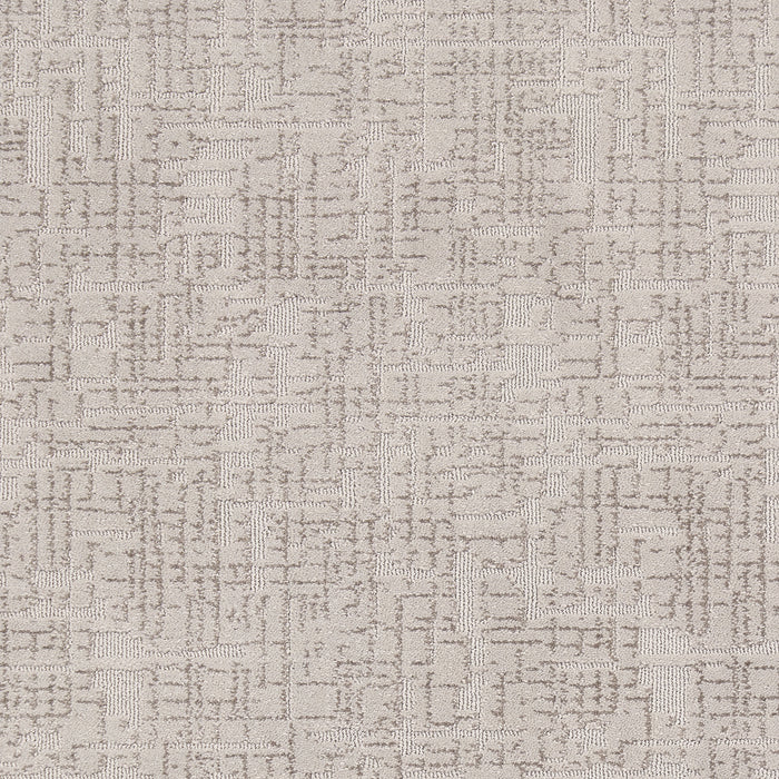 Custom Grey Crosshatch Area Rug 50cm