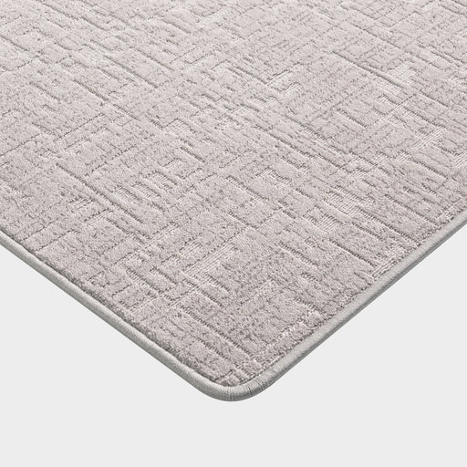 Custom Grey Crosshatch Area Rug 50cm