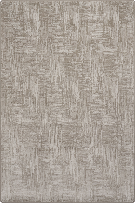 Custom Grey Crosshatch Area Rug with Stain Protection