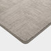 Custom Grey Crosshatch Area Rug with Stain Protection