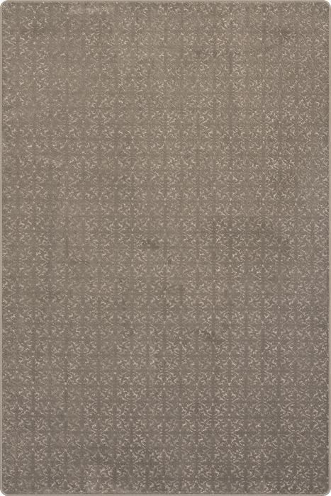 Custom Grey Distressed Brocade Area Rug for Home Decor