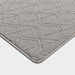 Custom Grey Geometric Area Rug With Stain Protection