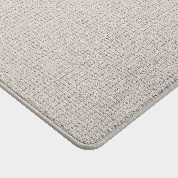 Custom Grey Micro-Checked Area Rug 240x300 cm