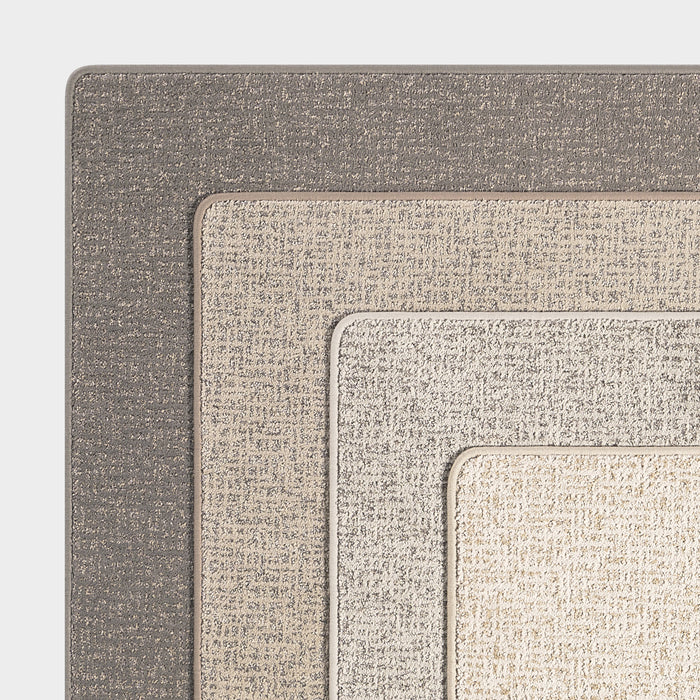 Custom Grey Micro-Crosshatch Area Rug 160cm